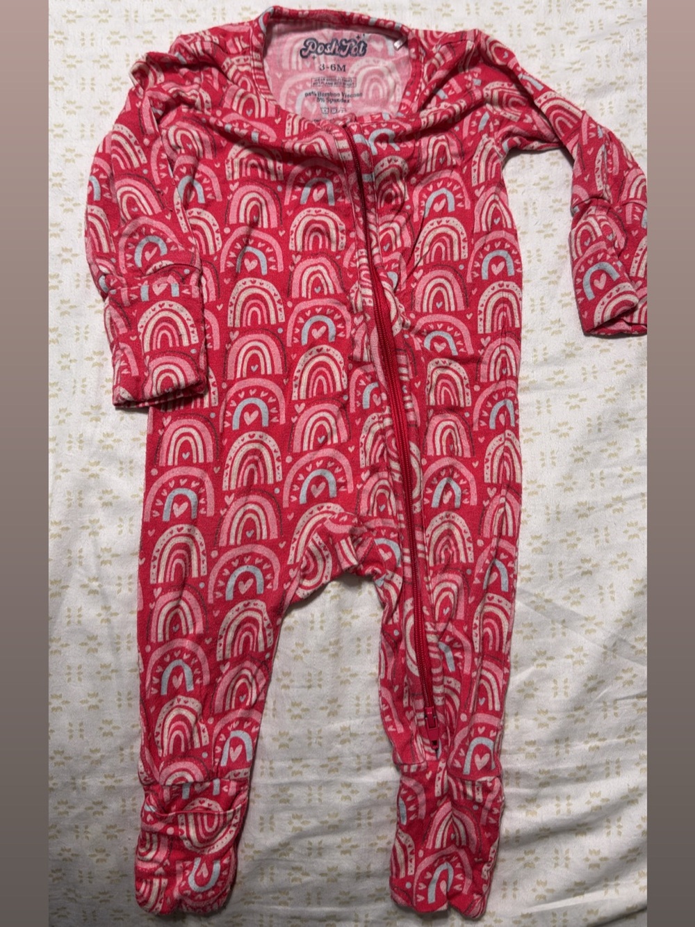 Posh Tot Rainbow Bamboo Zippy